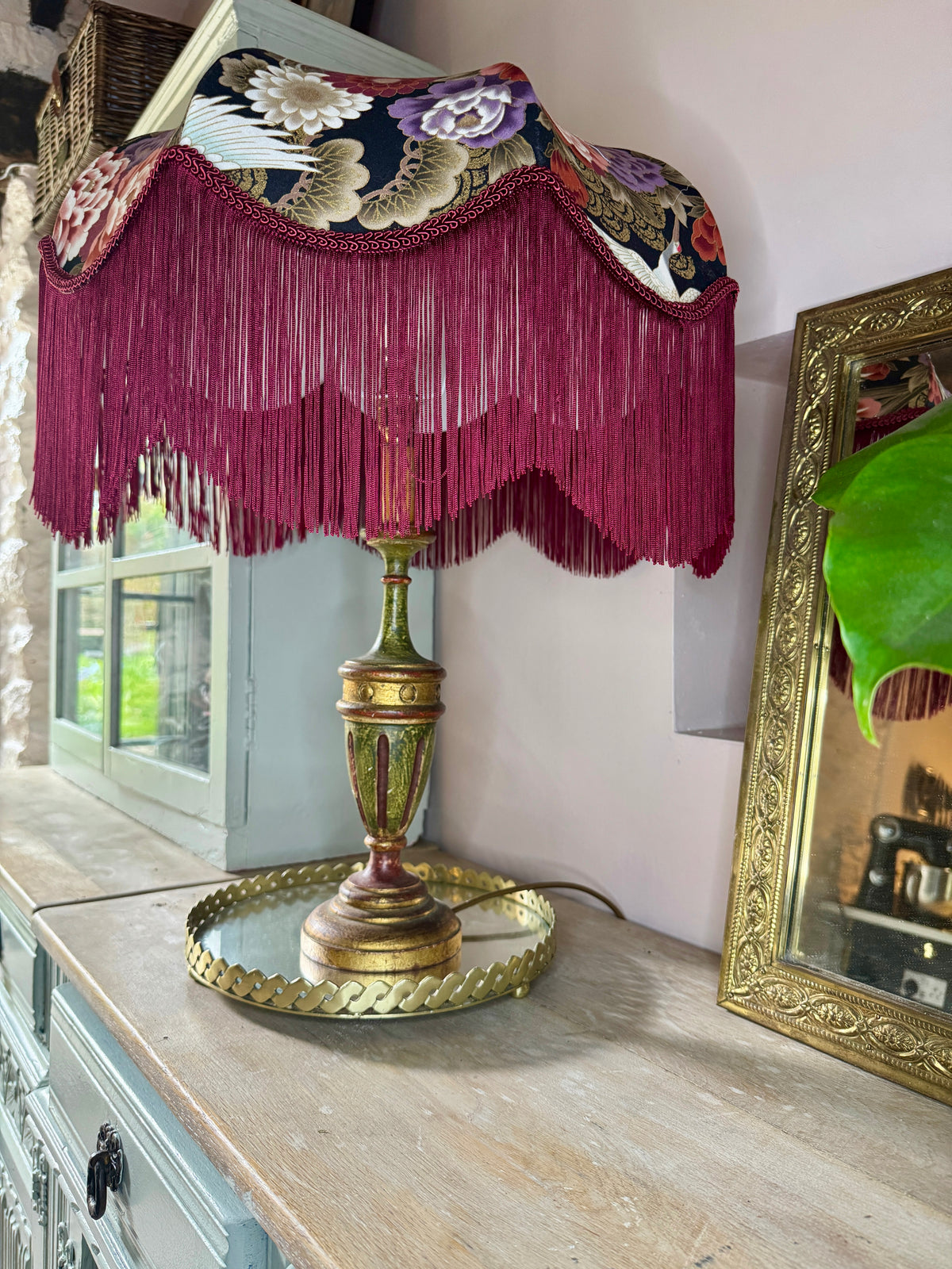 Chinoiserie Fringe Lampshade