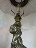 Handmade Dusky Pink Velvet & Ivory Fringe Lampshade