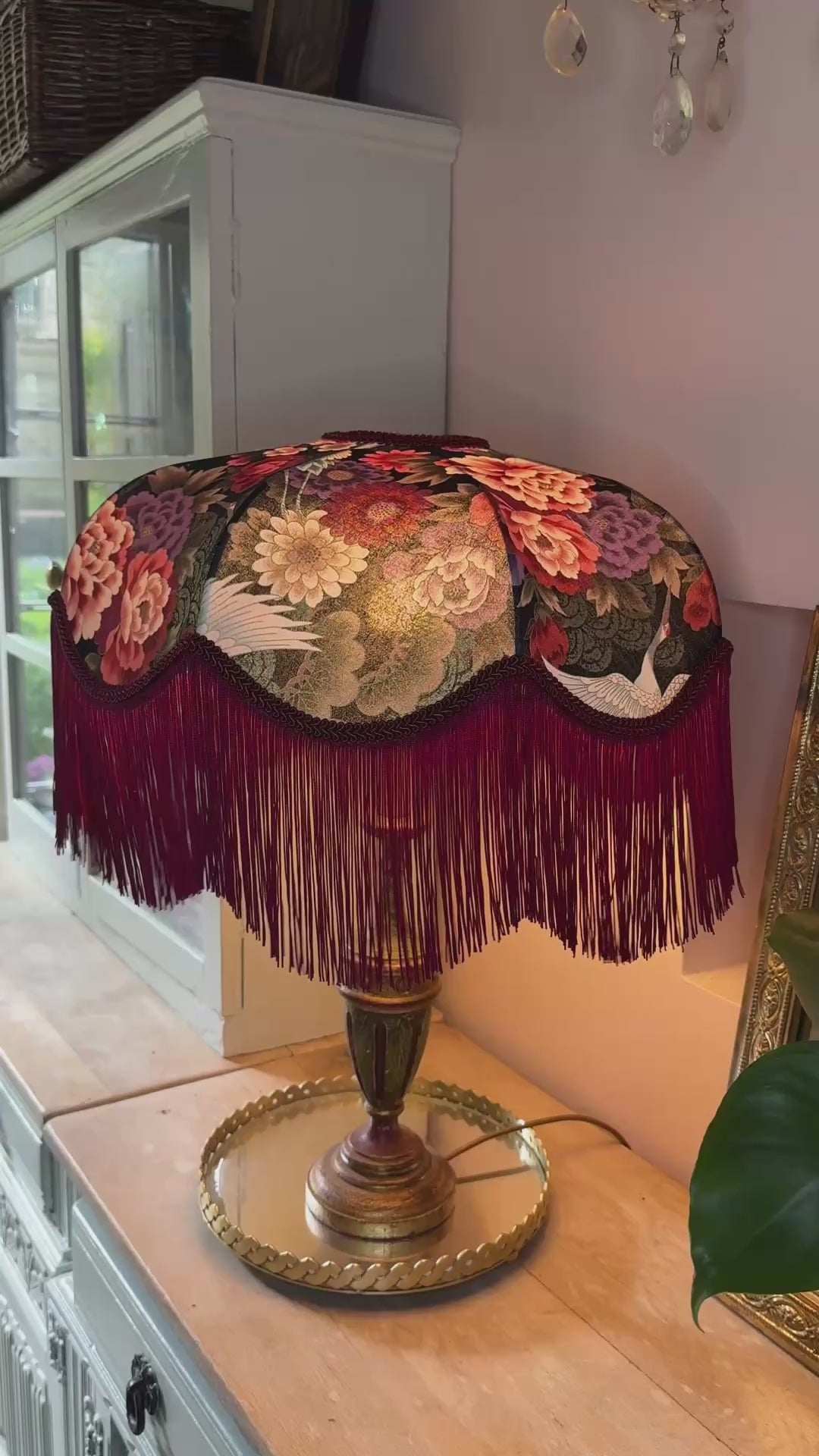 Chinoiserie Fringe Lampshade