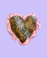 Valentina Velvet Heart Ruffle Cushion