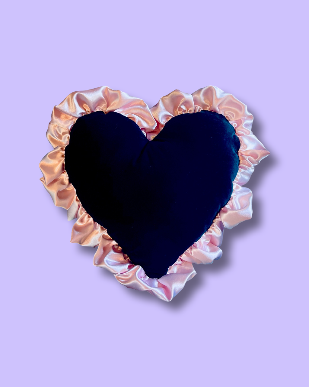 Handmade Vintage Floral Heart Cushion